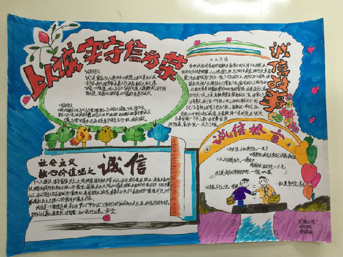 2-4)-2-5社会主义核心价值观手抄报绘制活动_思想道德